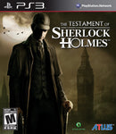 Testament Of Sherlock Holmes Playstation 3