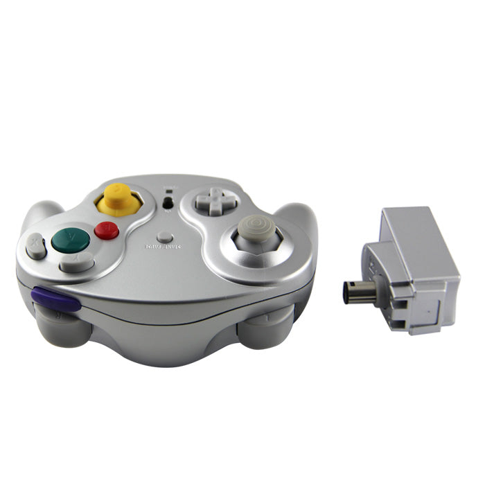 Game Cube Wireless Controller 9  (Black Orange & Silver)