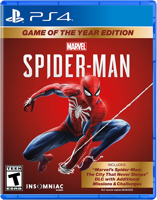 Marvel Spider-Man [Game Of The Year] Playstation 4