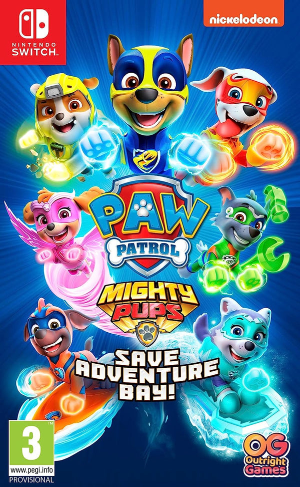 Paw Patrol Mighty Pups Save Adventure Bay Nintendo Switch