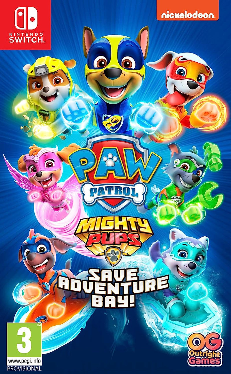 Paw Patrol Mighty Pups Save Adventure Bay Nintendo Switch