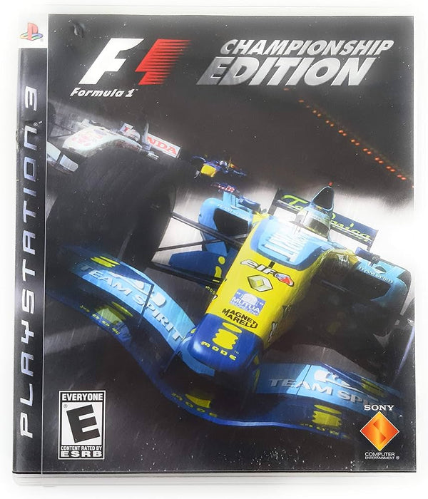 Formula One Championship Edition Playstation 3