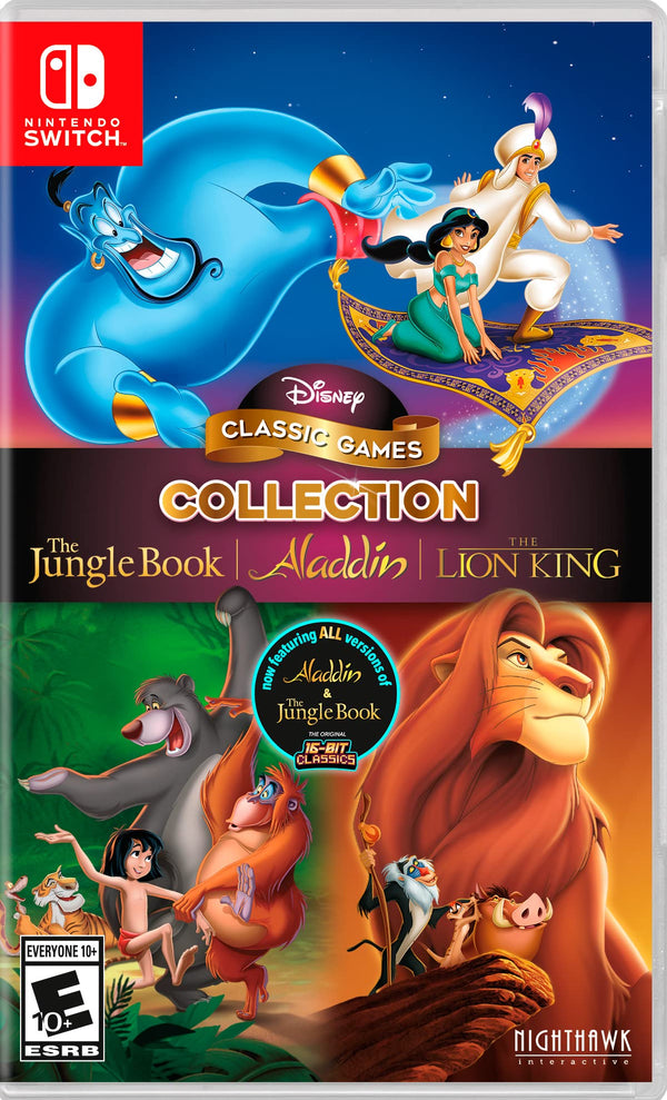 Disney Classic Games Collection: The Jungle Book, Aladdin, & The Lion King Nintendo Switch