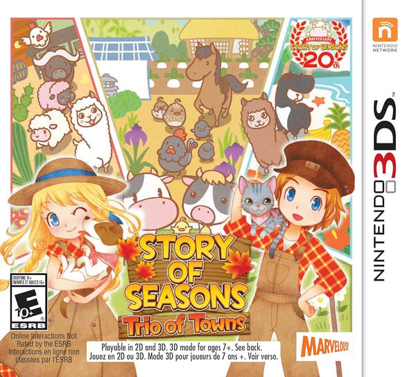 Story of Seasons: Trio of Towns Nintendo 3DS