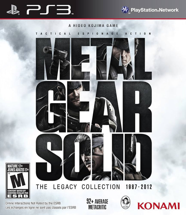 Metal Gear Solid: The Legacy Collection Playstation 3