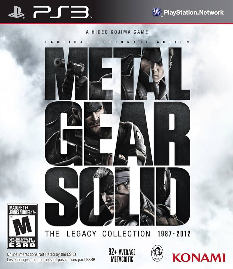 Metal Gear Solid: The Legacy Collection Playstation 3