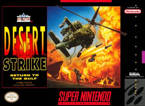 Desert Strike Return To The Gulf Super Nintendo