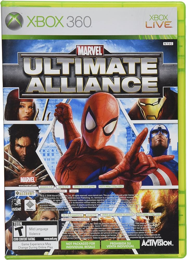 Marvel Ultimate Alliance & Forza 2 Xbox 360