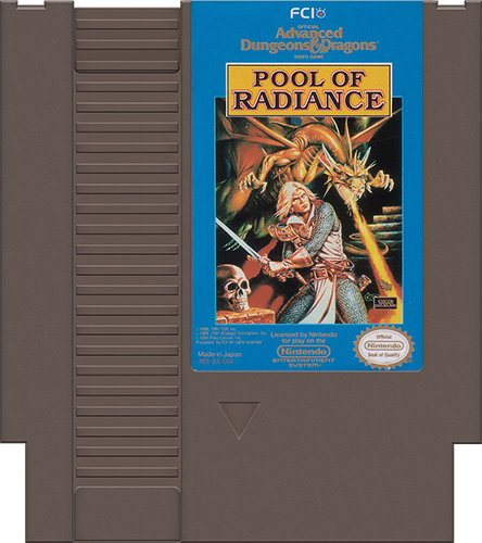 Advanced Dungeons & Dragons Pool of Radiance NES