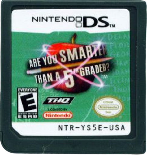 Are You Smarter Than A 5th Grader? Nintendo DS