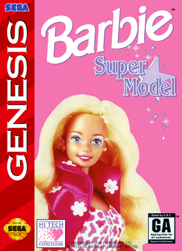 Barbie Super Model Sega Genesis