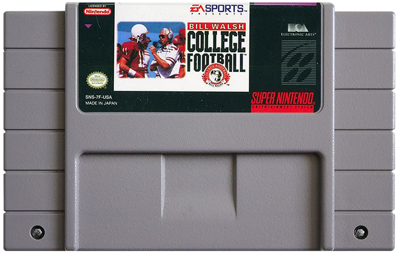 Bill Walsh College Football Super Nintendo