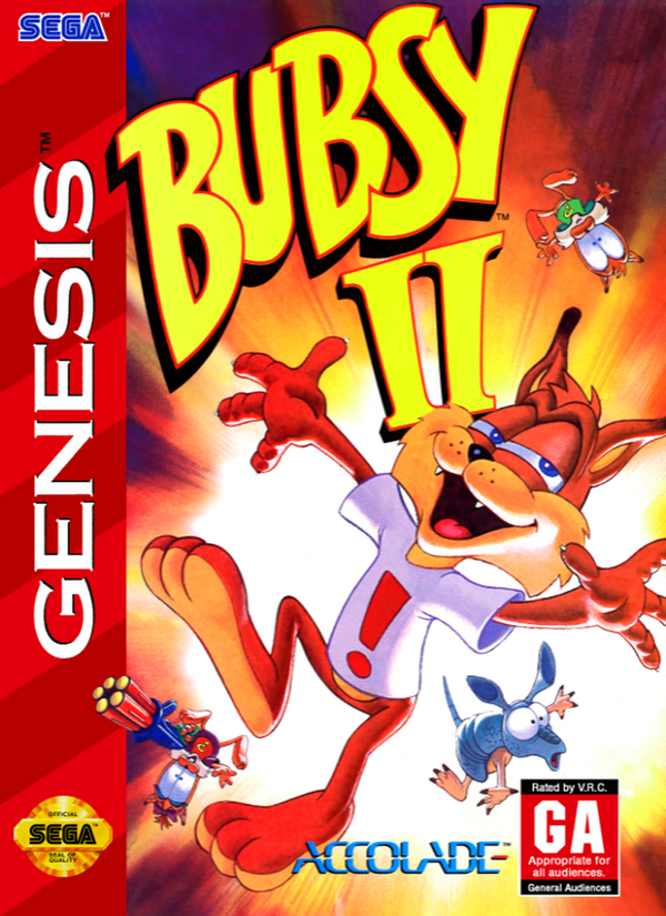 Bubsy II Sega Genesis