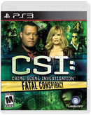 CSI: Fatal Conspiracy Playstation 3