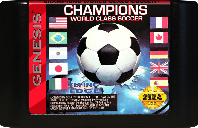 Champions World Class Soccer Sega Genesis