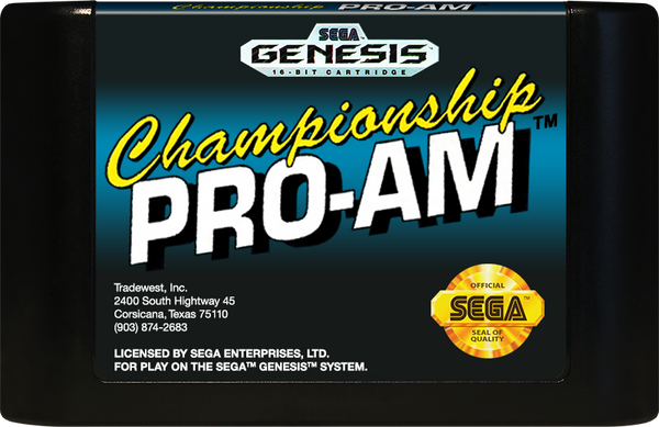 Championship Pro-AM Sega Genesis