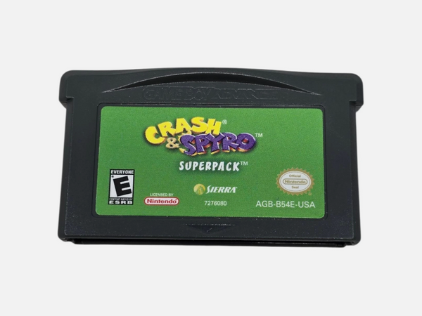 Crash and Spyro Superpack: Purple & Orange GameBoy Advance