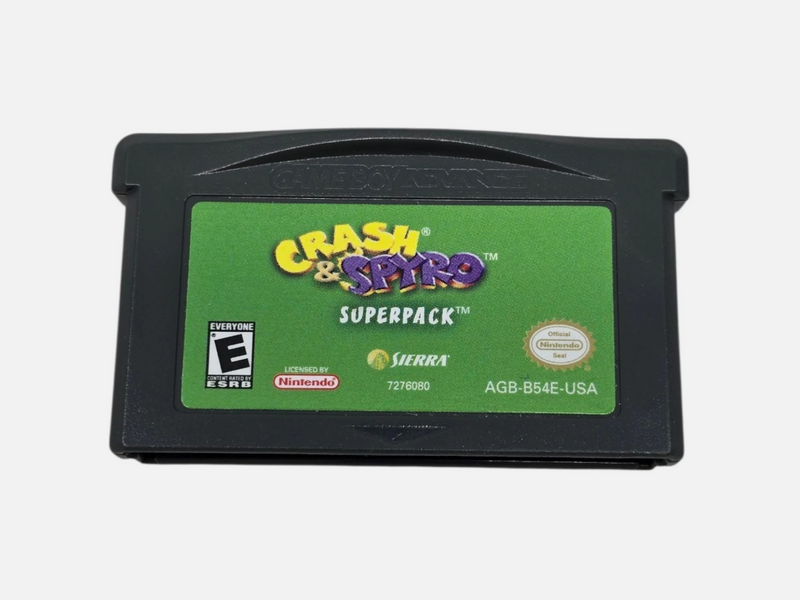 Crash and Spyro Superpack: Purple & Orange GameBoy Advance