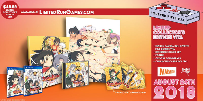 Senran Kagura Bon Appetit Full Course [Collector's Edition] Playstation Vita