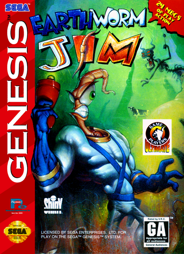 Earthworm Jim Sega Genesis