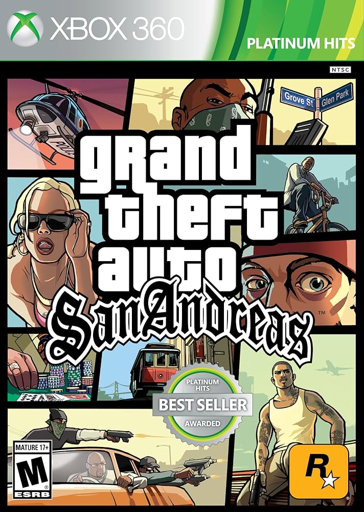 Grand Theft Auto San Andreas Xbox 360