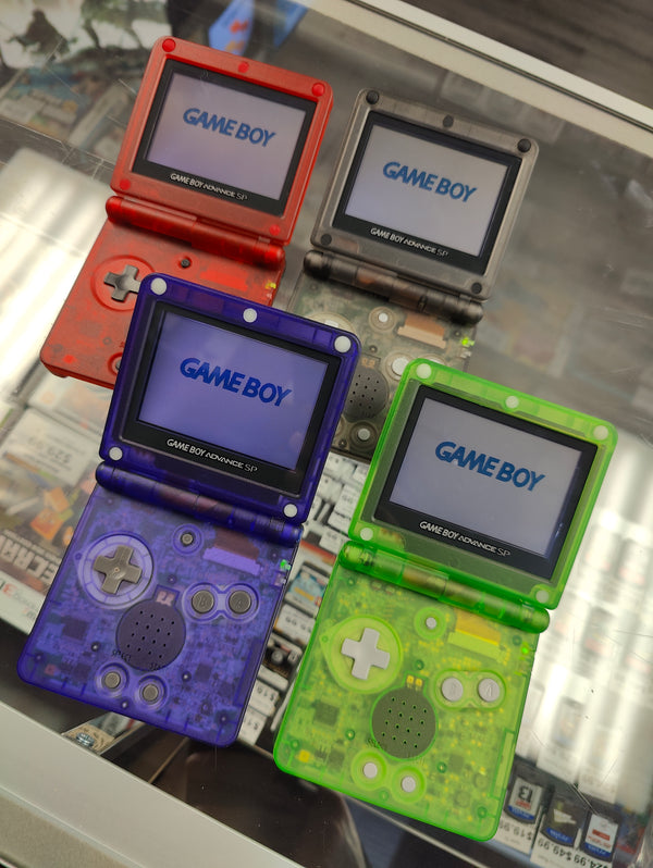 Game Boy Advance SP Handheld Console (with translucent body and buttons)