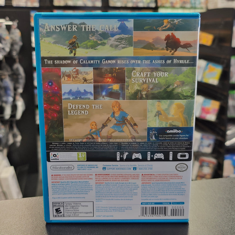 Zelda Breath Of The Wild (First Print) Wii U