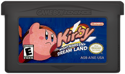 Kirby Nightmare In Dreamland GameBoy Advance