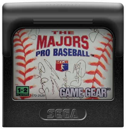 Majors Pro Baseball Sega Game Gear