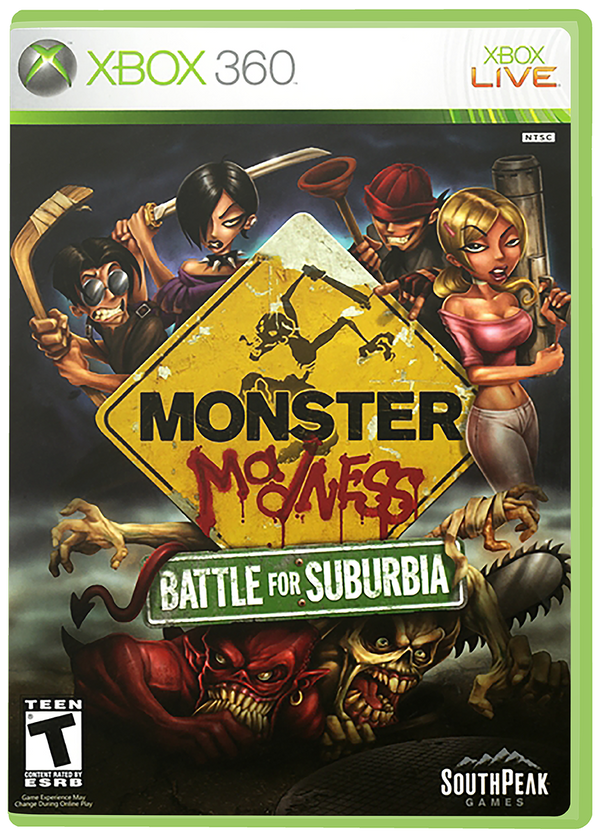 Monster Madness Battle For Suburbia Xbox 360