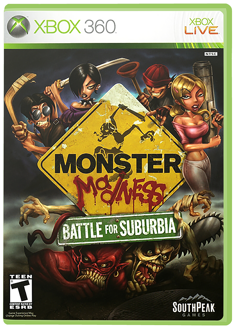 Monster Madness Battle For Suburbia Xbox 360