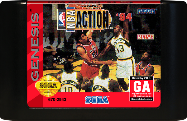 NBA Action 94 Sega Genesis