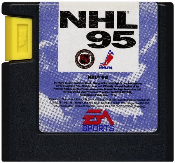 NHL 95 Sega Genesis