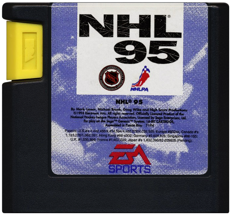 NHL 95 Sega Genesis