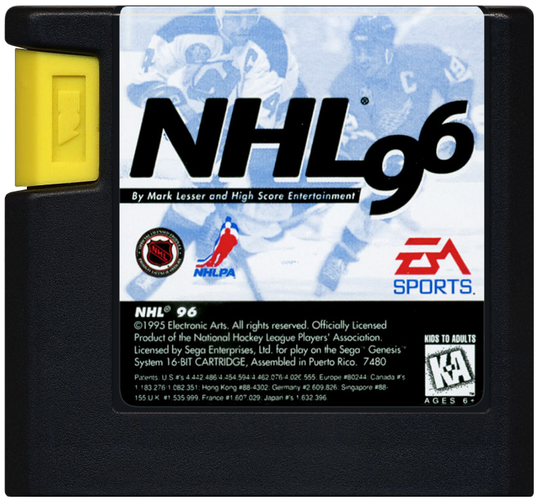 NHL 96 Sega Genesis