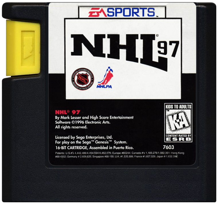 NHL 97 Sega Genesis