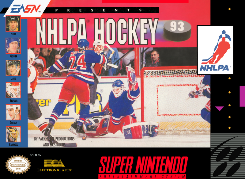 NHLPA Hockey '93 Super Nintendo