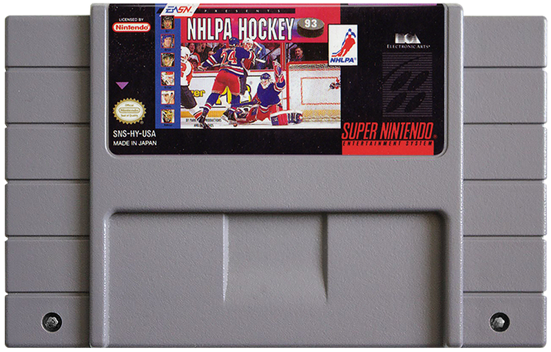 NHLPA Hockey '93 Super Nintendo