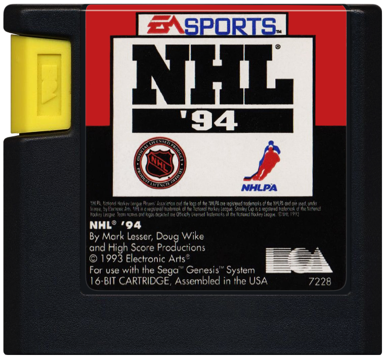 NHL 94 Sega Genesis