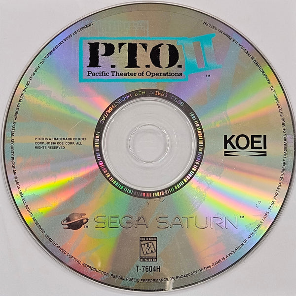 P.T.O. II Sega Saturn