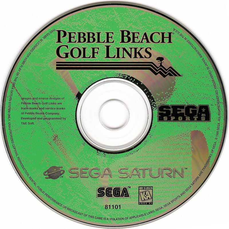 Pebble Beach Golf Links Sega Saturn