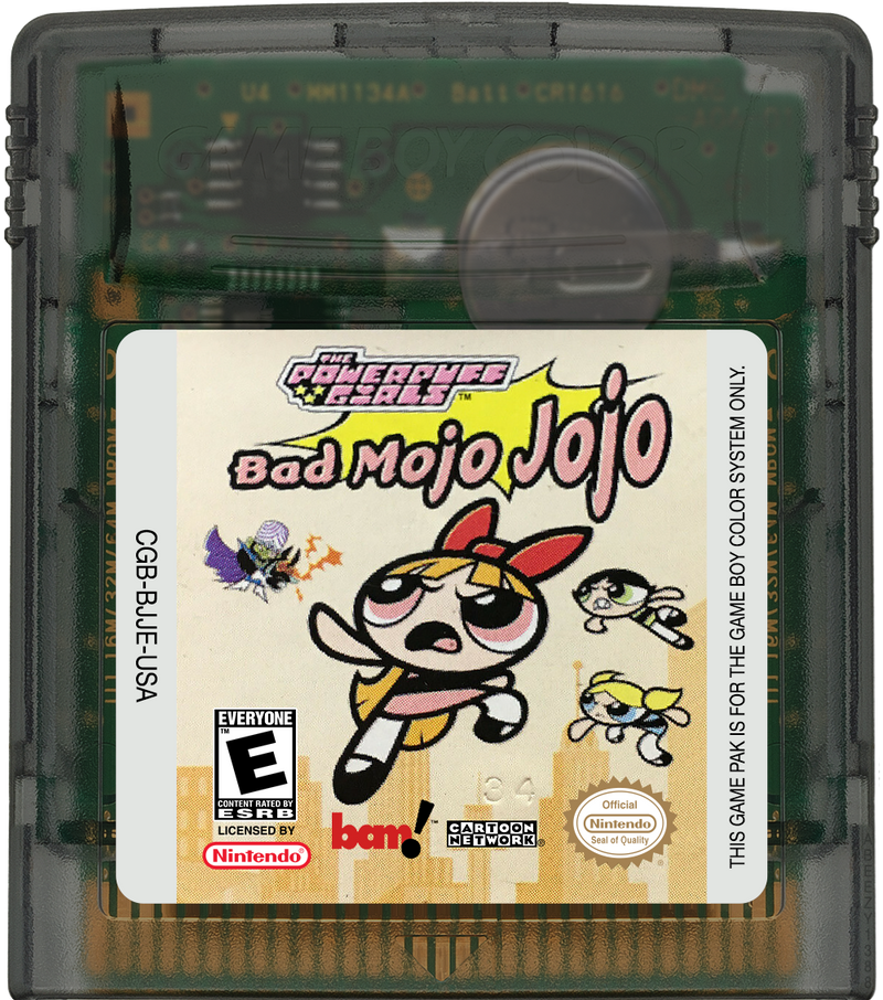 Powerpuff Girls Bad Mojo Jojo Game Boy Color