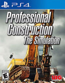 Professional Construction The Simulation Playstation 4