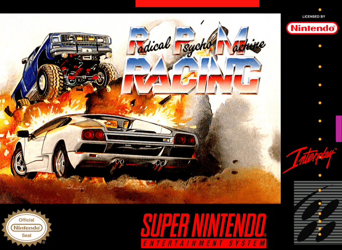 Radical Psycho Machine RPM Racing Super Nintendo