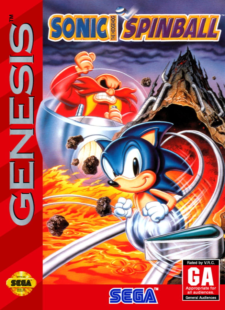 Sonic Spinball Sega Genesis