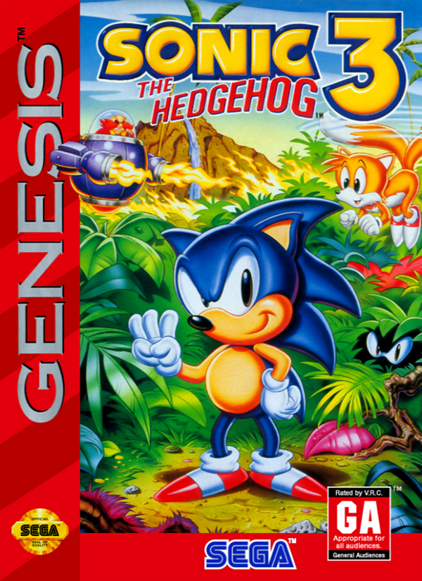 Sonic The Hedgehog 3 Sega Genesis