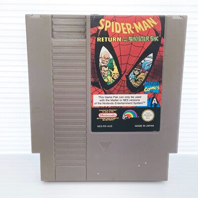 Spiderman Return of the Sinister Six NES