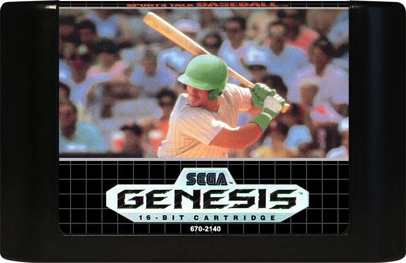 Sports Talk Baseball Sega Genesis