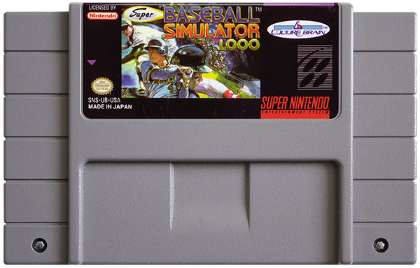 Super Baseball Simulator 1.000 Super Nintendo