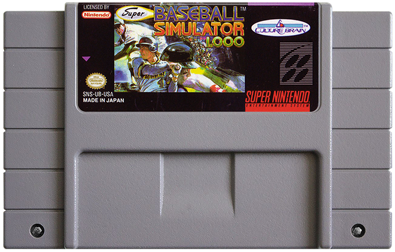 Super Baseball Simulator 1.000 Super Nintendo